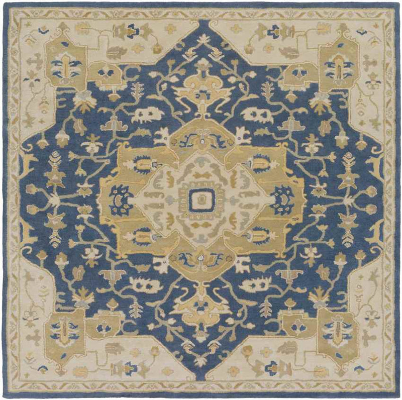 Roblin Traditional Navy Area Rug