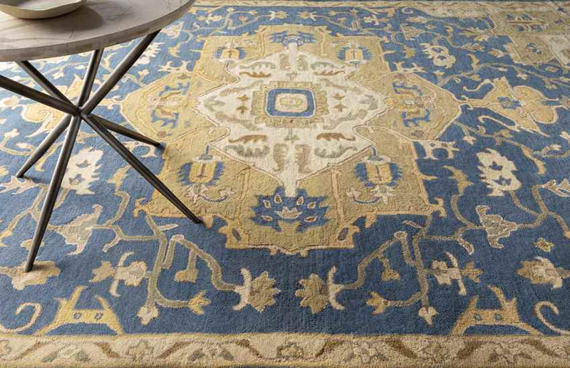 Roblin Traditional Navy Area Rug