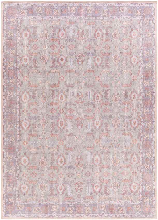 Treherne Traditional Purple Area Rug