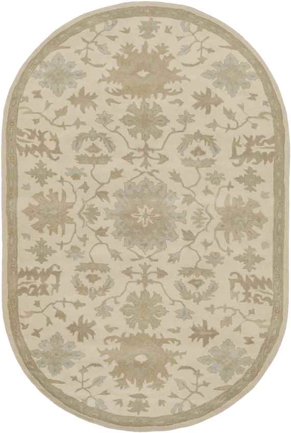 Ness Traditional Beige Area Rug