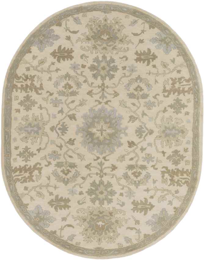 Ness Traditional Beige Area Rug