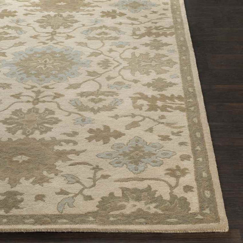 Ness Traditional Beige Area Rug