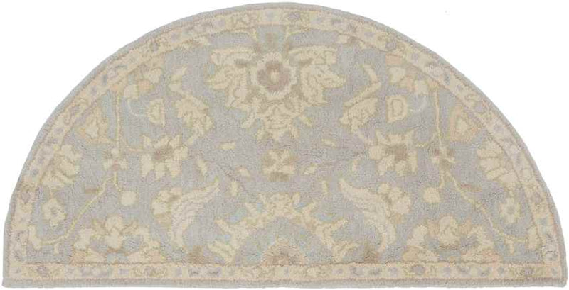 Caraquet Traditional Light Gray Area Rug