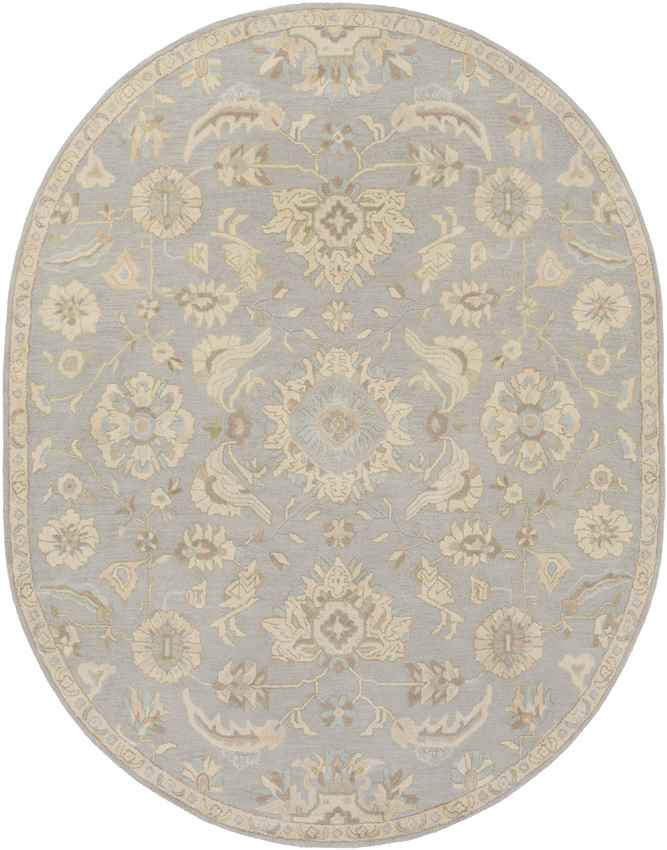 Caraquet Traditional Light Gray Area Rug