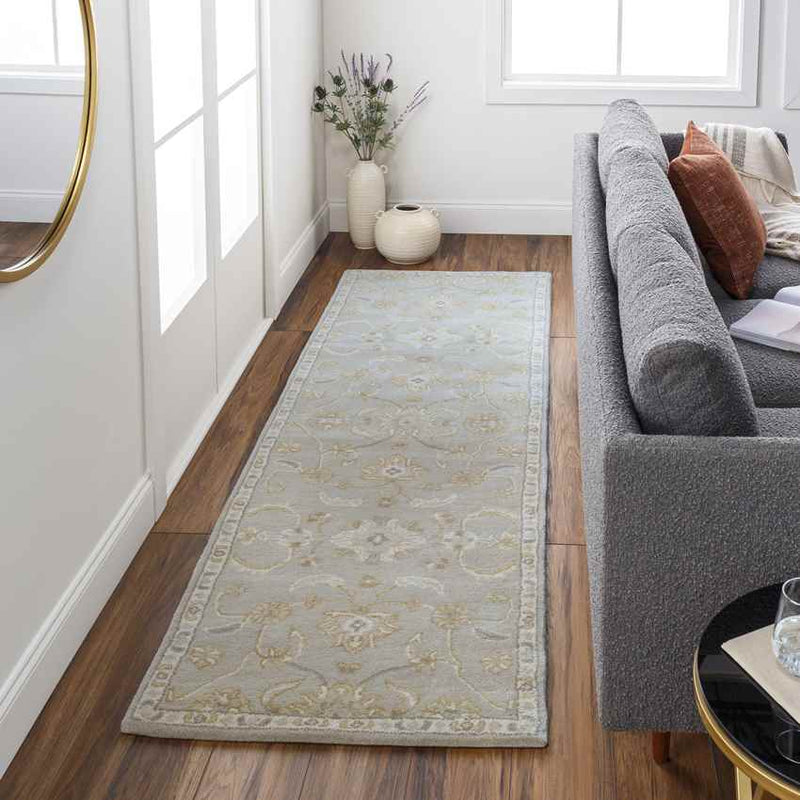 Caraquet Traditional Light Gray Area Rug