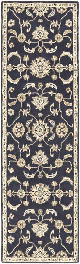 Caraquet Traditional Ink Area Rug