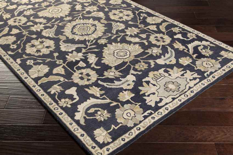 Caraquet Traditional Ink Area Rug