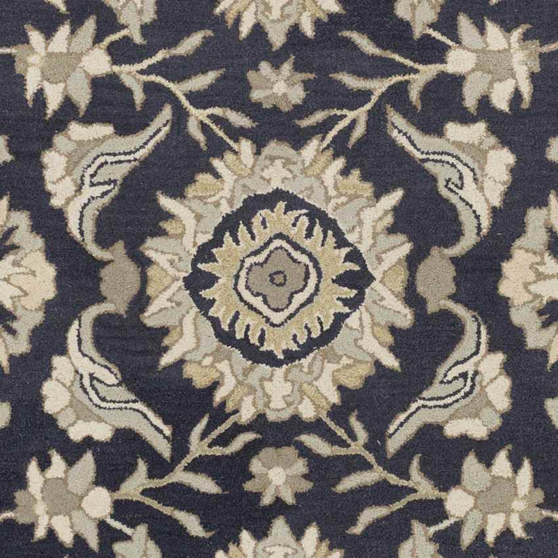 Caraquet Traditional Ink Area Rug