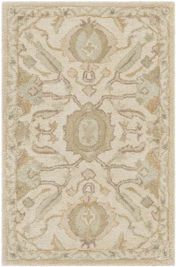 Nackawic Traditional Beige Area Rug