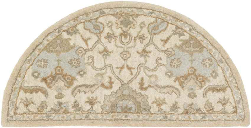 Nackawic Traditional Beige Area Rug