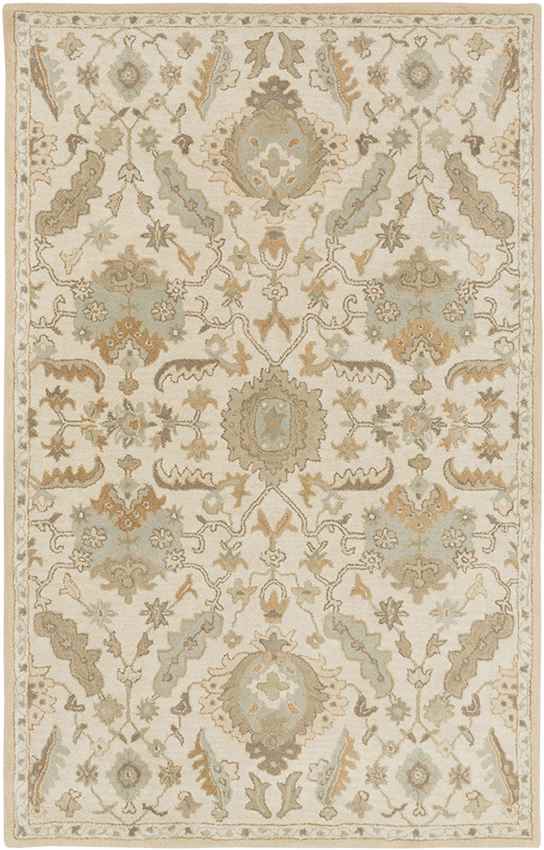 Nackawic Traditional Beige Area Rug