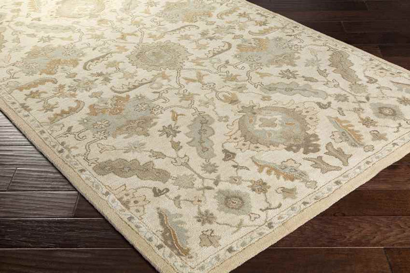 Nackawic Traditional Beige Area Rug