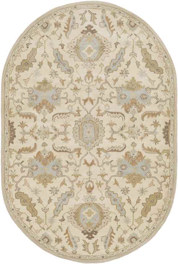 Nackawic Traditional Beige Area Rug