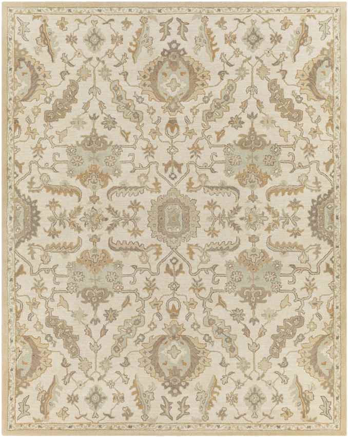 Nackawic Traditional Beige Area Rug