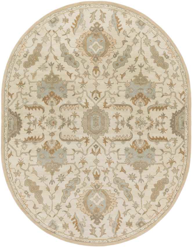 Nackawic Traditional Beige Area Rug