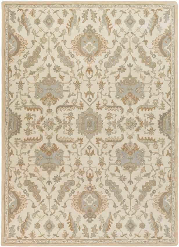 Nackawic Traditional Beige Area Rug