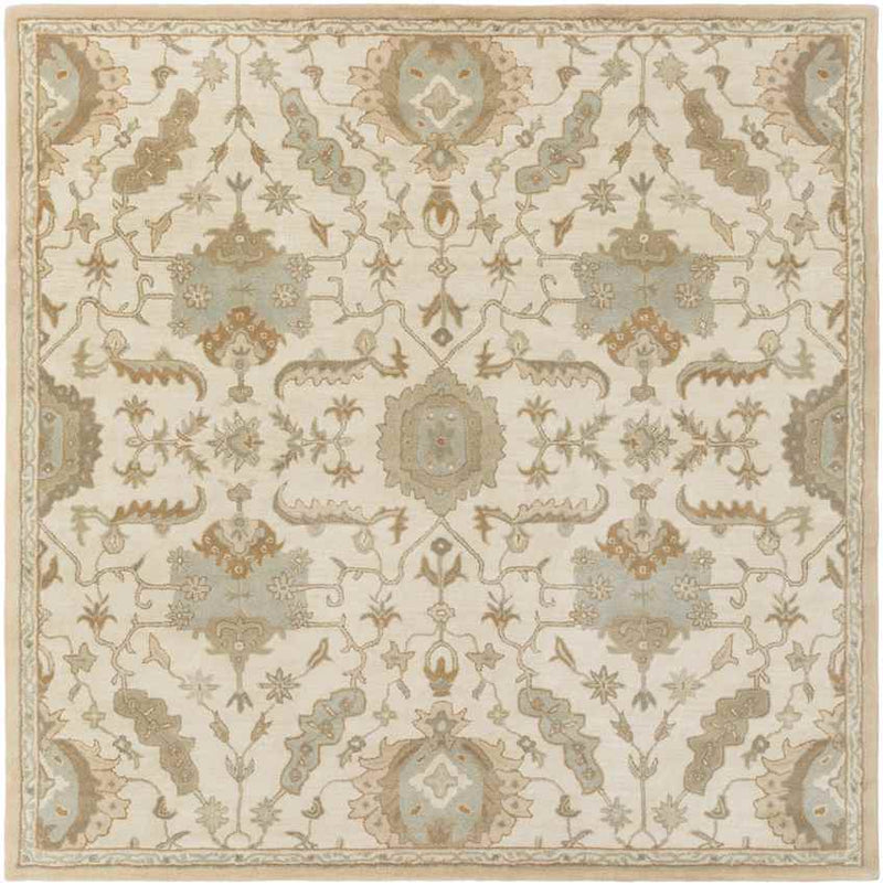 Nackawic Traditional Beige Area Rug