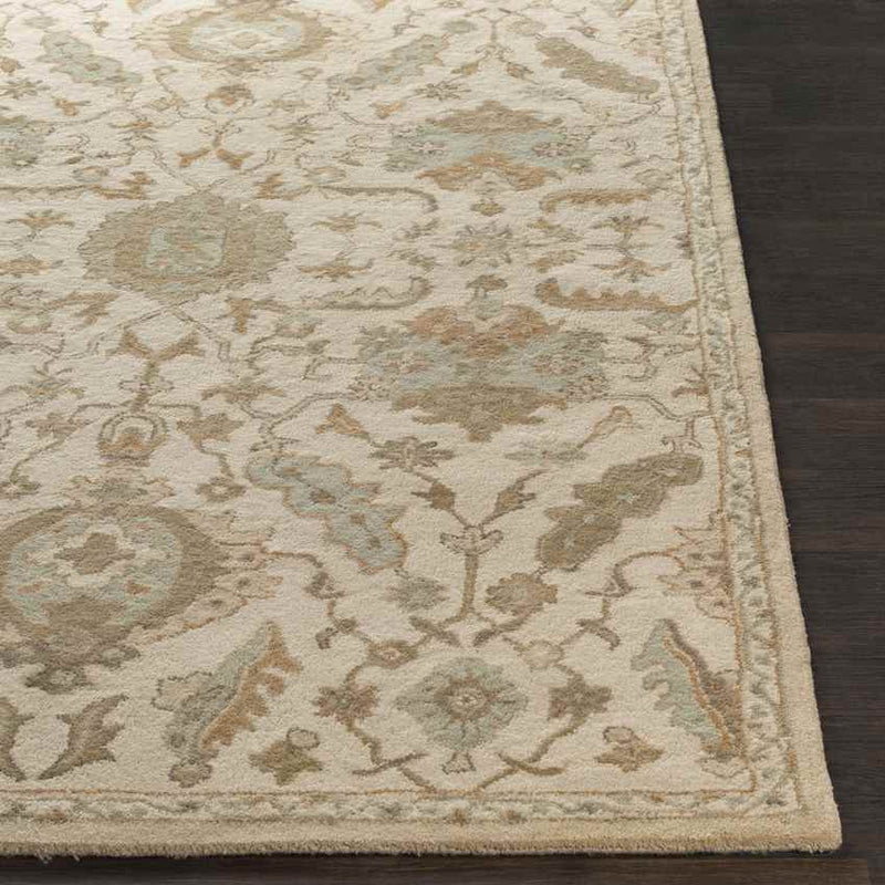 Nackawic Traditional Beige Area Rug