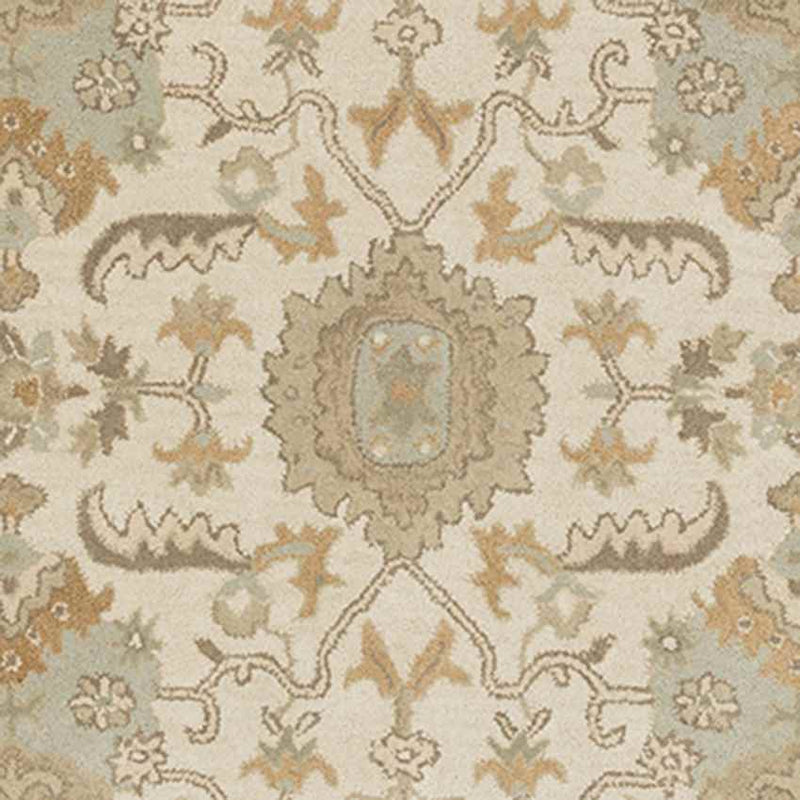 Nackawic Traditional Beige Area Rug