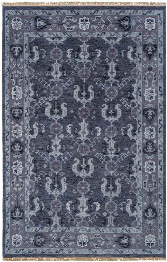 Alma Traditional Navy Area Rug