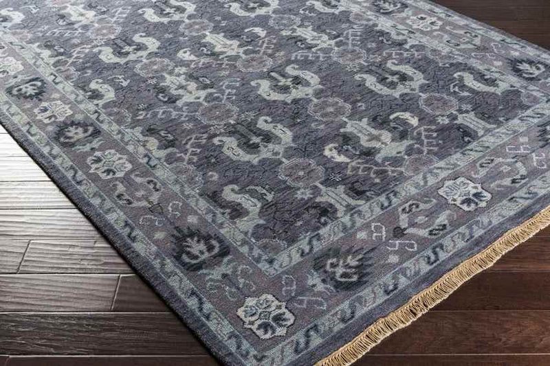 Alma Traditional Navy Area Rug