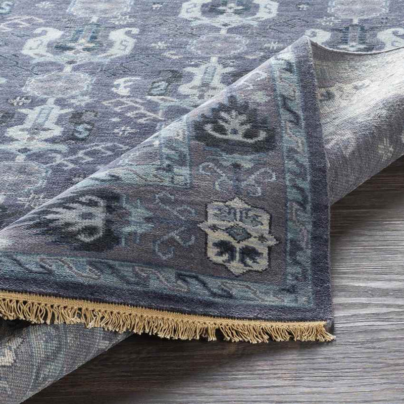 Alma Traditional Navy Area Rug