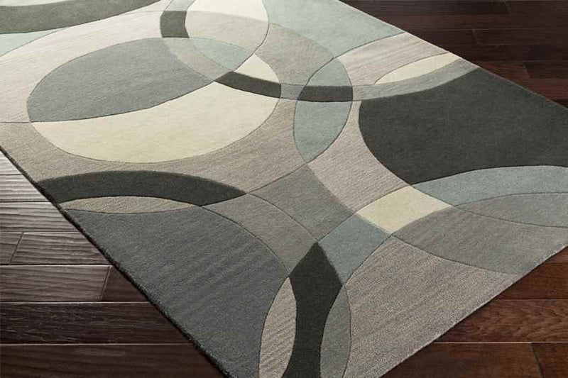 Besancon Modern Khaki Area Rug