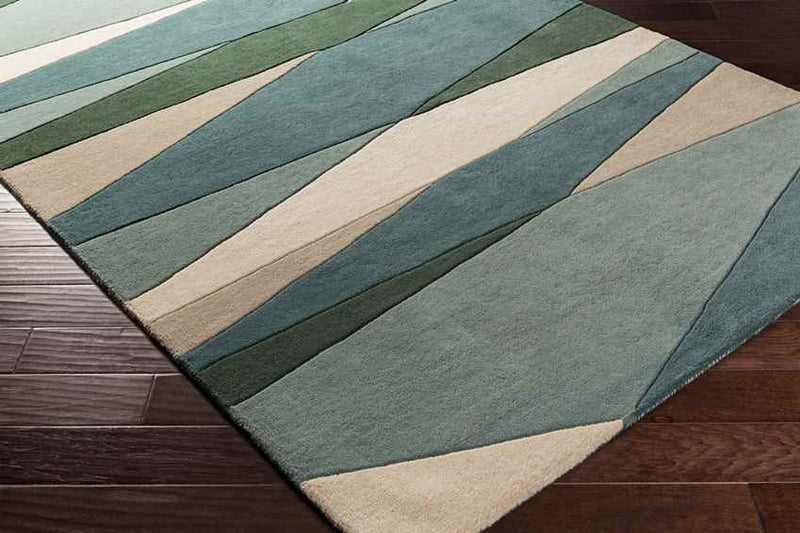 Mulhouse Modern Sea Foam Area Rug