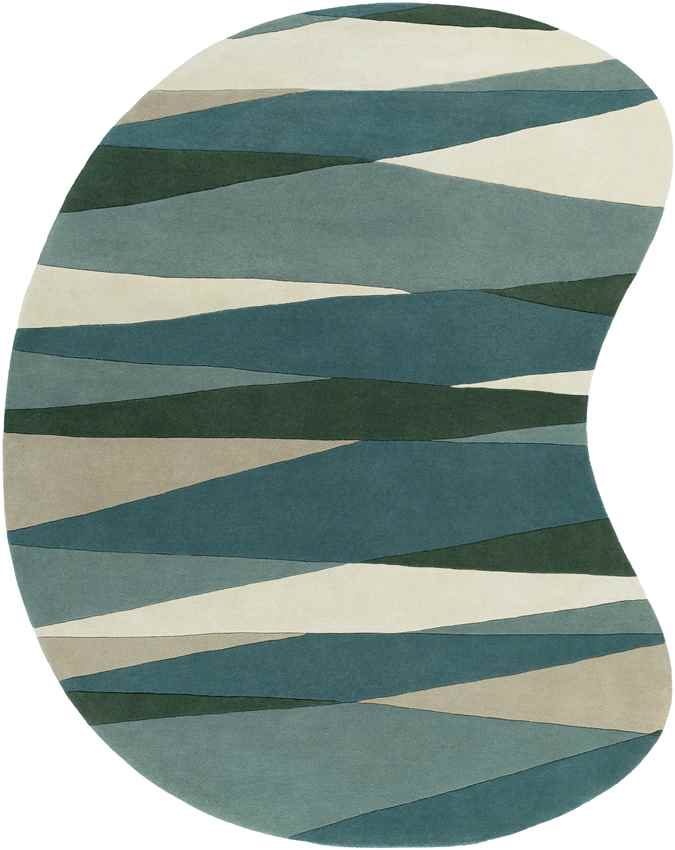 Mulhouse Modern Sea Foam Area Rug