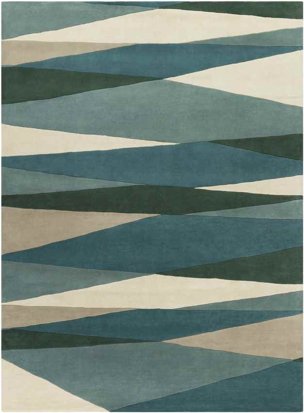 Mulhouse Modern Sea Foam Area Rug