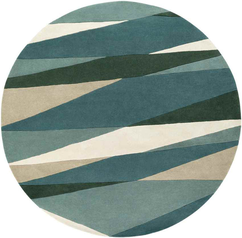 Mulhouse Modern Sea Foam Area Rug