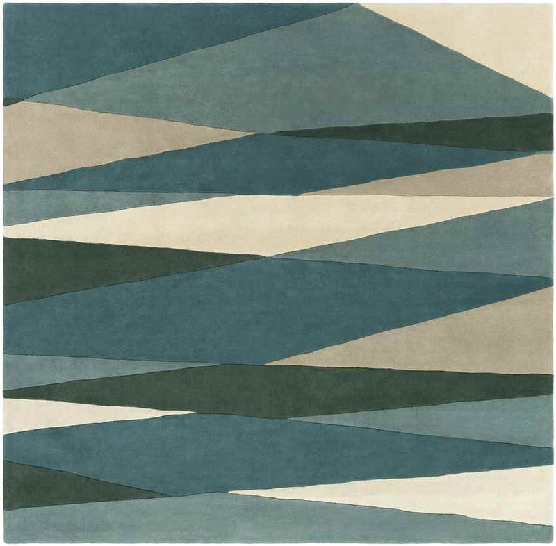 Mulhouse Modern Sea Foam Area Rug