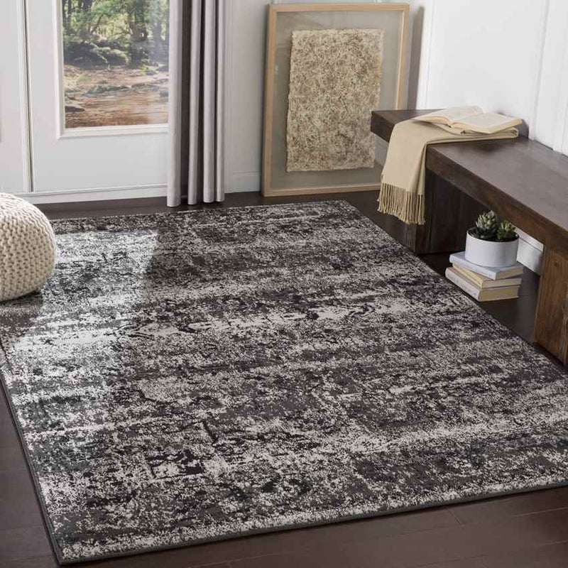 Gagetown Traditional Charcoal Area Rug