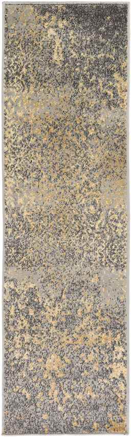 Le Goulet Traditional Medium Gray Area Rug