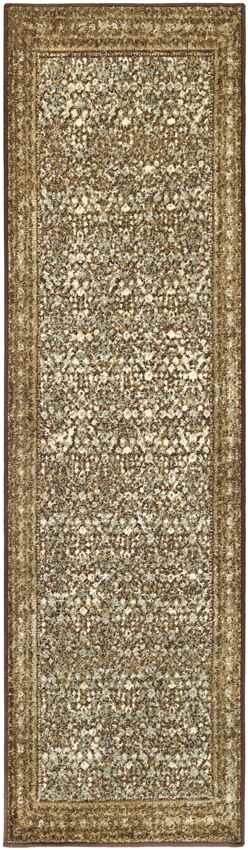 McAdam Traditional Dark Brown Area Rug