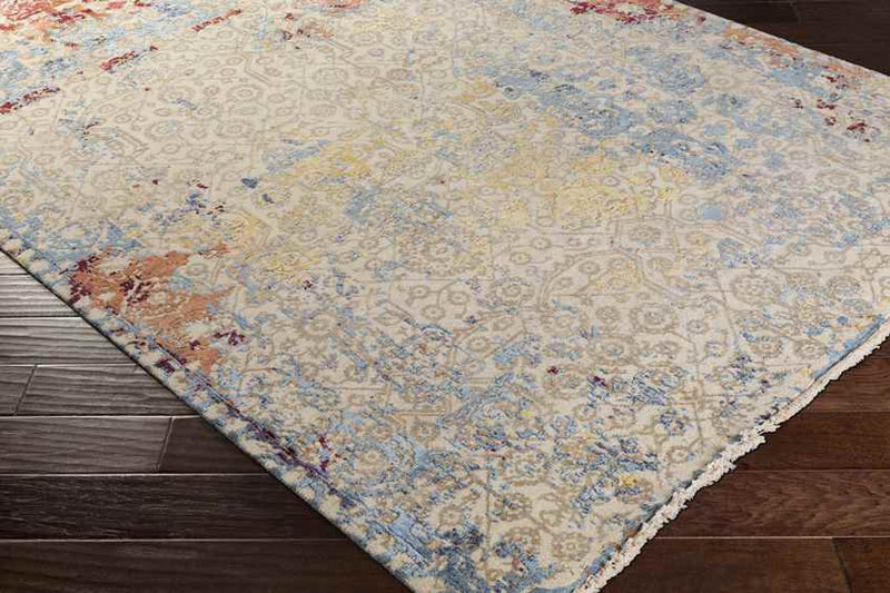 Neguac Traditional Aqua Area Rug