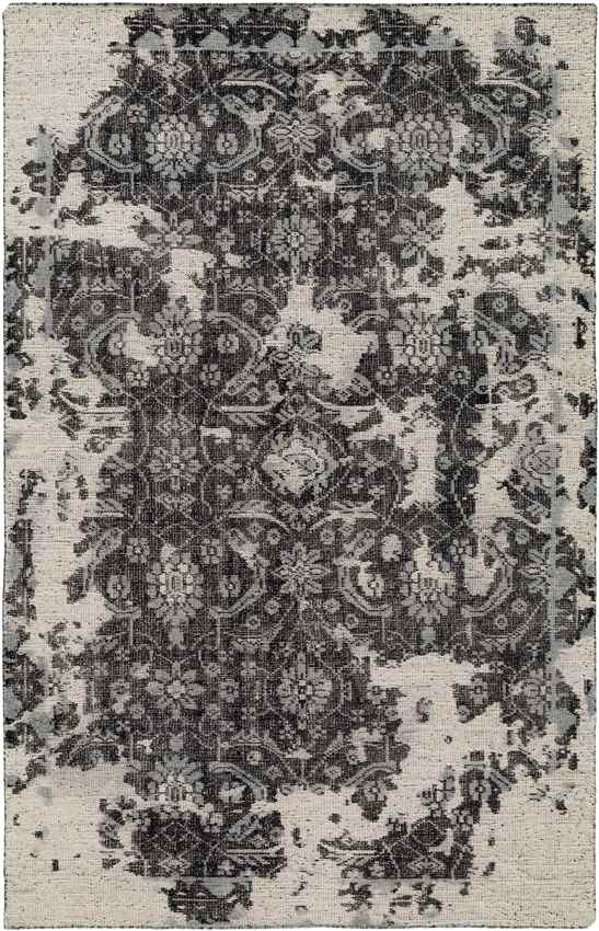 Gerald Traditional Black Area Rug