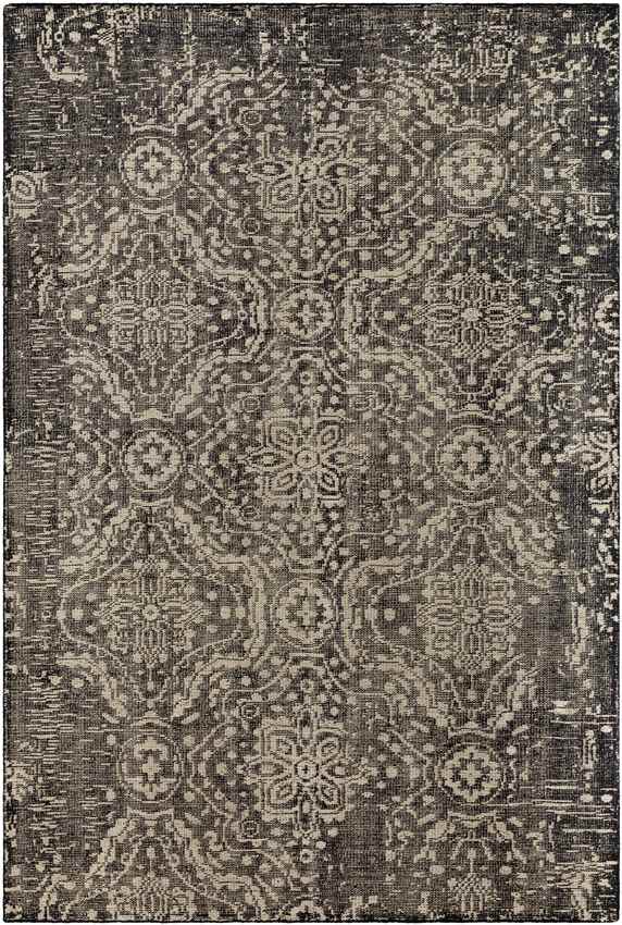 Nigadoo Traditional Black Area Rug