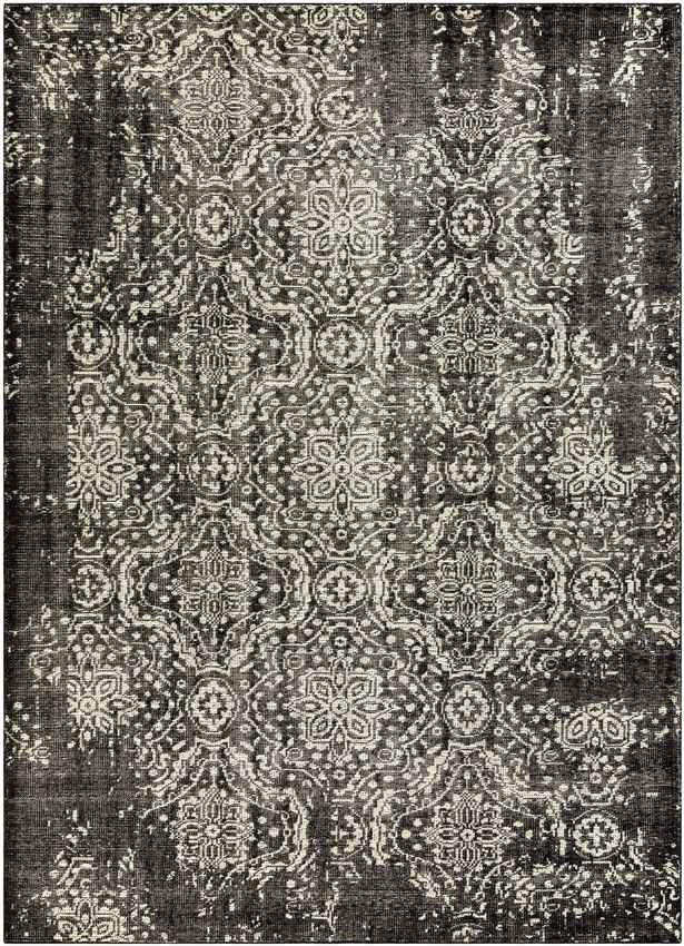 Nigadoo Traditional Black Area Rug