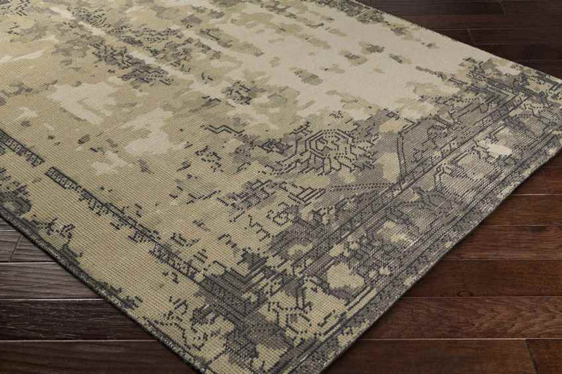 Barren Traditional Navy Area Rug