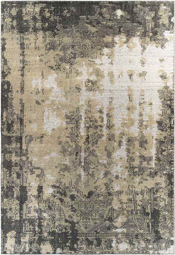 Barren Traditional Navy Area Rug