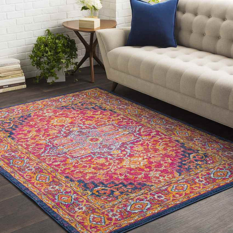 Aquaforte Traditional Garnet Area Rug