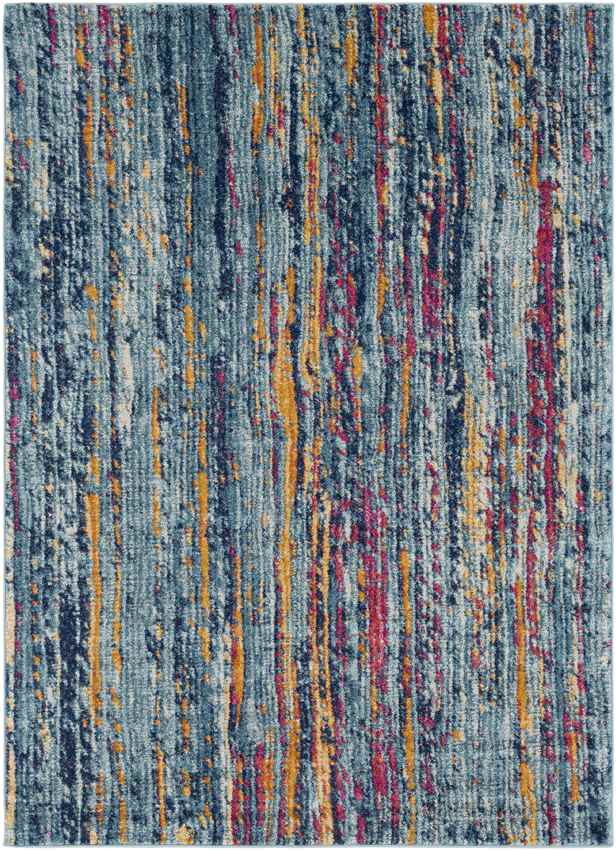 Bauline Modern Teal Area Rug