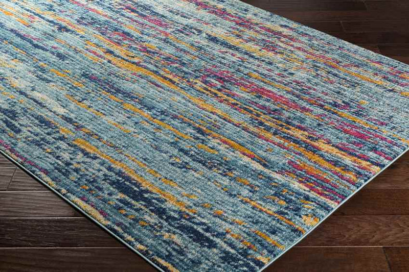 Bauline Modern Teal Area Rug