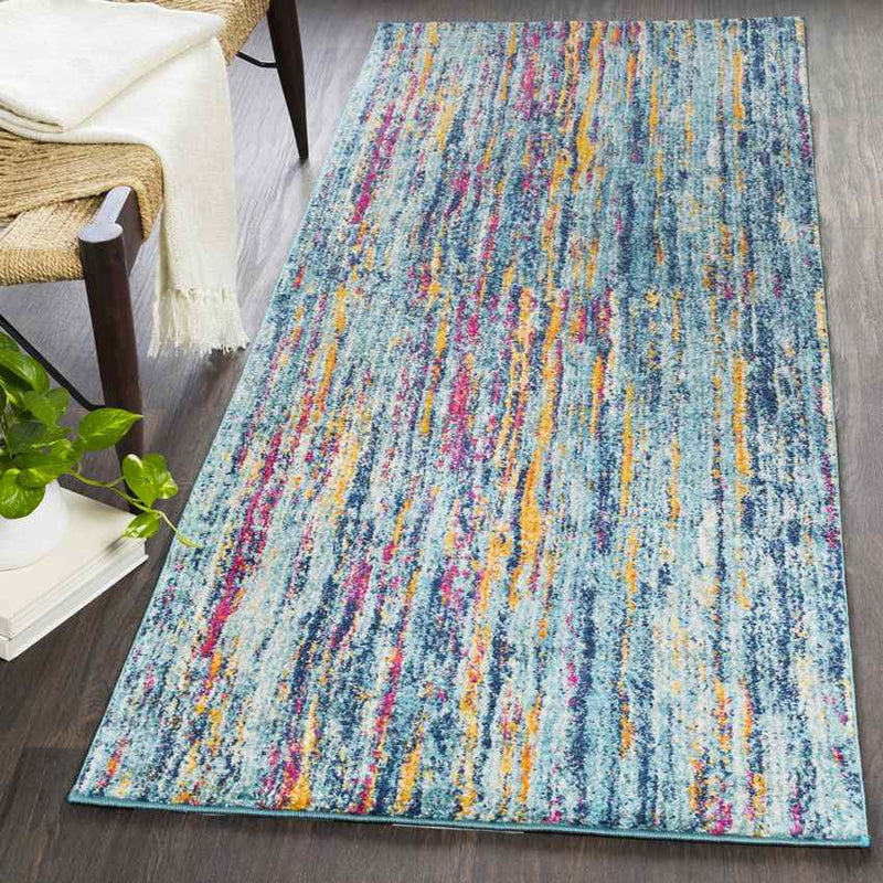 Bauline Modern Teal Area Rug