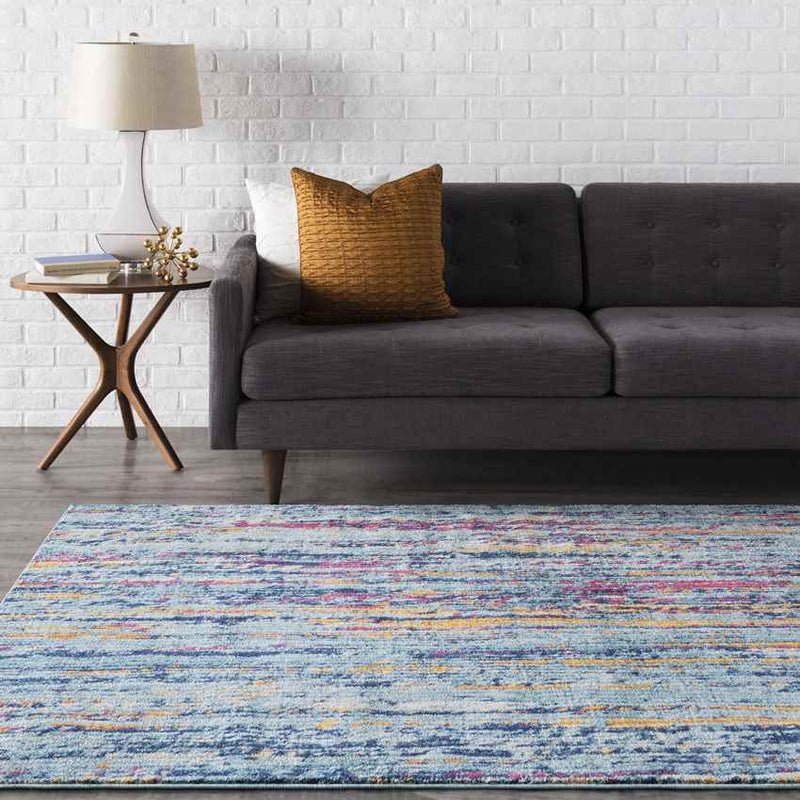 Bauline Modern Teal Area Rug