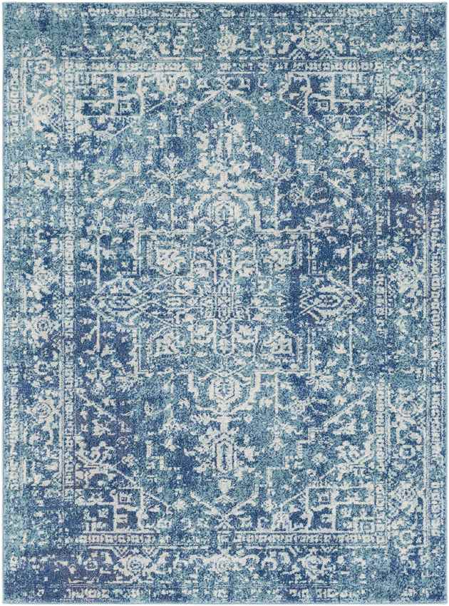 Amelia Traditional Teal Area Rug