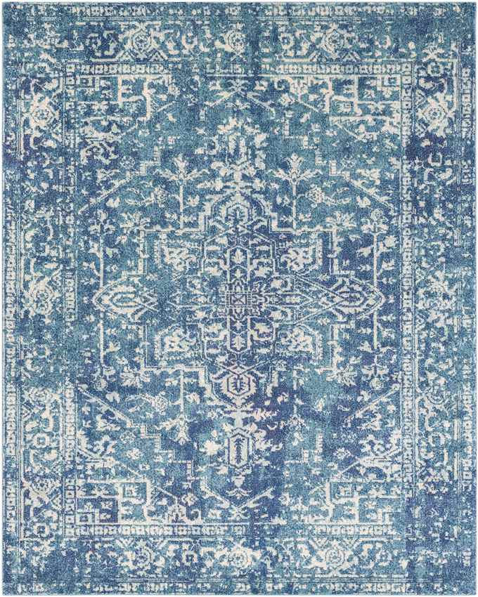 Amelia Traditional Teal Area Rug