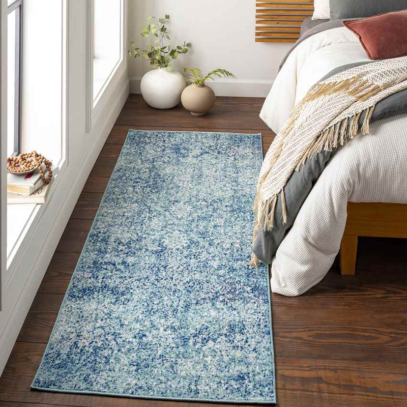 Amelia Traditional Teal Area Rug