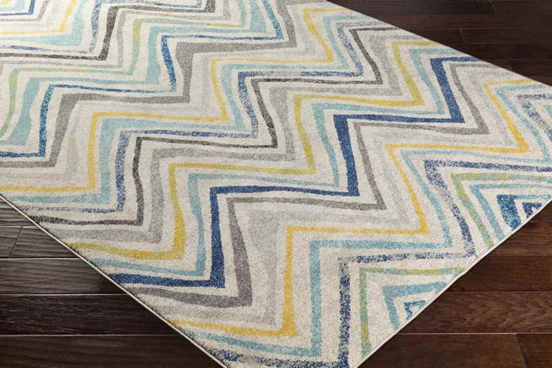 Baytona Modern Dark Blue Area Rug